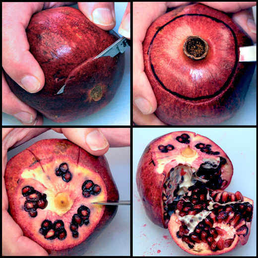 How to eat a Pomegranate